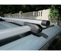 Багажник ЕВРО с секретками с аэродинамическими дугами на рейлинги