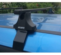 Багажник Atlant со стальными прямоугольными дугами для Lada Priora седан/хэтчбек