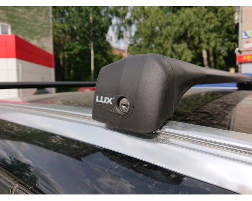 Багажник LUX Bridge аэро-трэвэл на интегрир. рейлинги черный для Audi Q5 2008-2015
