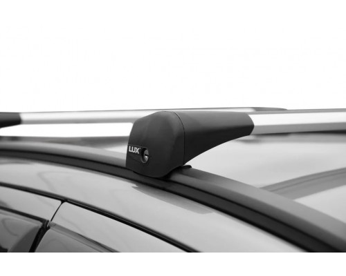 Багажник LUX Bridge аэро-трэвэл на интегрир. рейлинги серебристый для Audi Q5 2008-2015