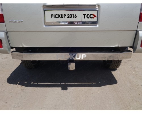 Фаркоп ТСС быстросъемный для UAZ Pickup 2015- с нерж. накладкой