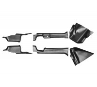 Накладки на ковролин 6 шт. (ABS) ПТ Групп для Nissan Terrano 2014-