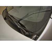 Накладка в проем стеклоочистителей (Жабо без скотча, ABS) Yuago АртФорм для Renault Duster 2012- (в т.ч. рестайлинг)