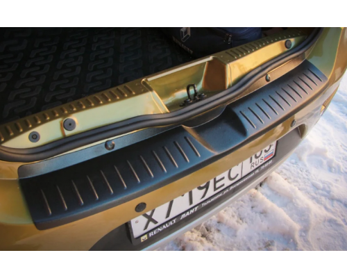 Накладка на задний бампер Yuago АртФорм для Renault Sandero Stepway 2014-