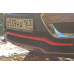 Накладка на передний бампер (покрашенная в цвет) Yuago АртФорм для Lada Xray