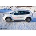 Защита порогов ПТ Групп "Эстонец" (НПС) с алюмин. площ. для Nissan Terrano 2014-