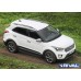 Пороги алюминиевые Rival "Premium-Black" для Hyundai Creta
