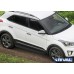 Пороги алюминиевые Rival "Premium-Black" для Hyundai Creta