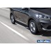 Пороги алюминиевые Rival "Premium" для Kia Sorento Prime 2018-