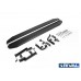 Пороги алюминиевые Rival "Premium-Black" для Lifan X60 2016-