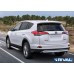 Пороги алюминиевые Rival "Silver" для Toyota Rav 4 2013-2019