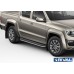 Пороги алюминиевые Rival "Premium" для Volkswagen Amarok 2010-2016