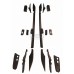 Рейлинги Winbo OE Style черные для Toyota Land Cruiser Prado 150 2009-